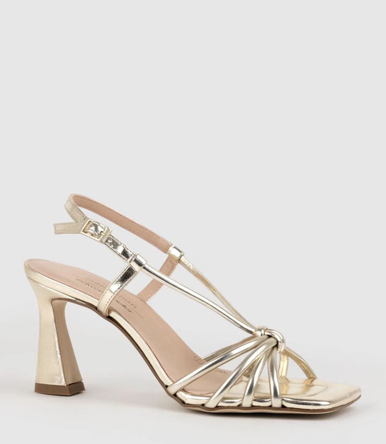 Simmer90 Strappy Slingback Sandal In Gold
