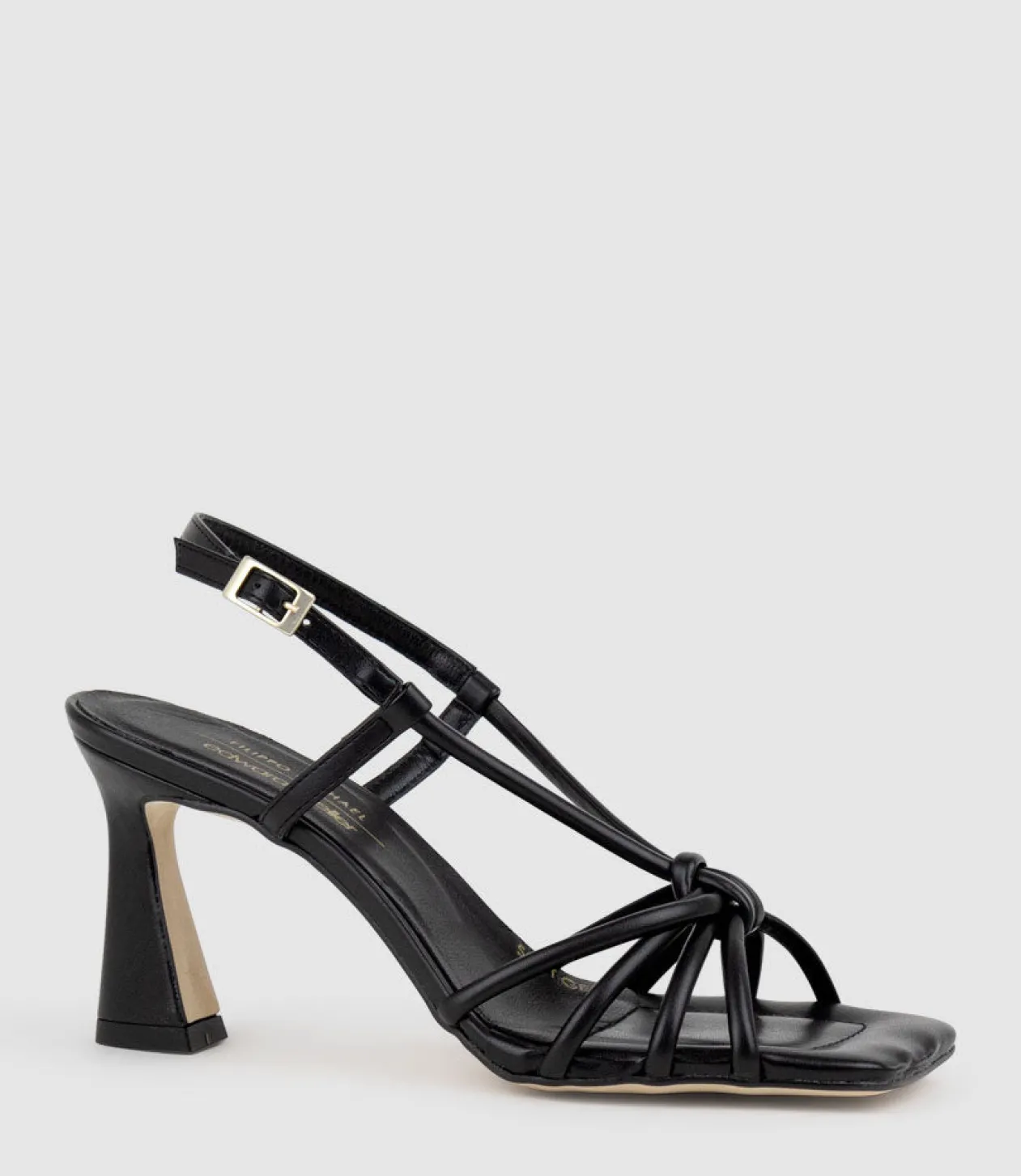 Simmer90 Strappy Slingback Sandal In Black