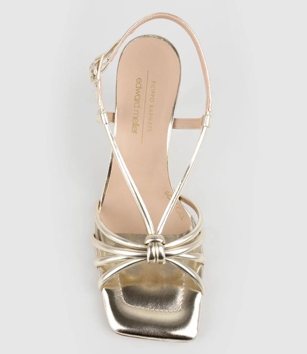 Simmer90 Strappy Slingback Sandal In Gold