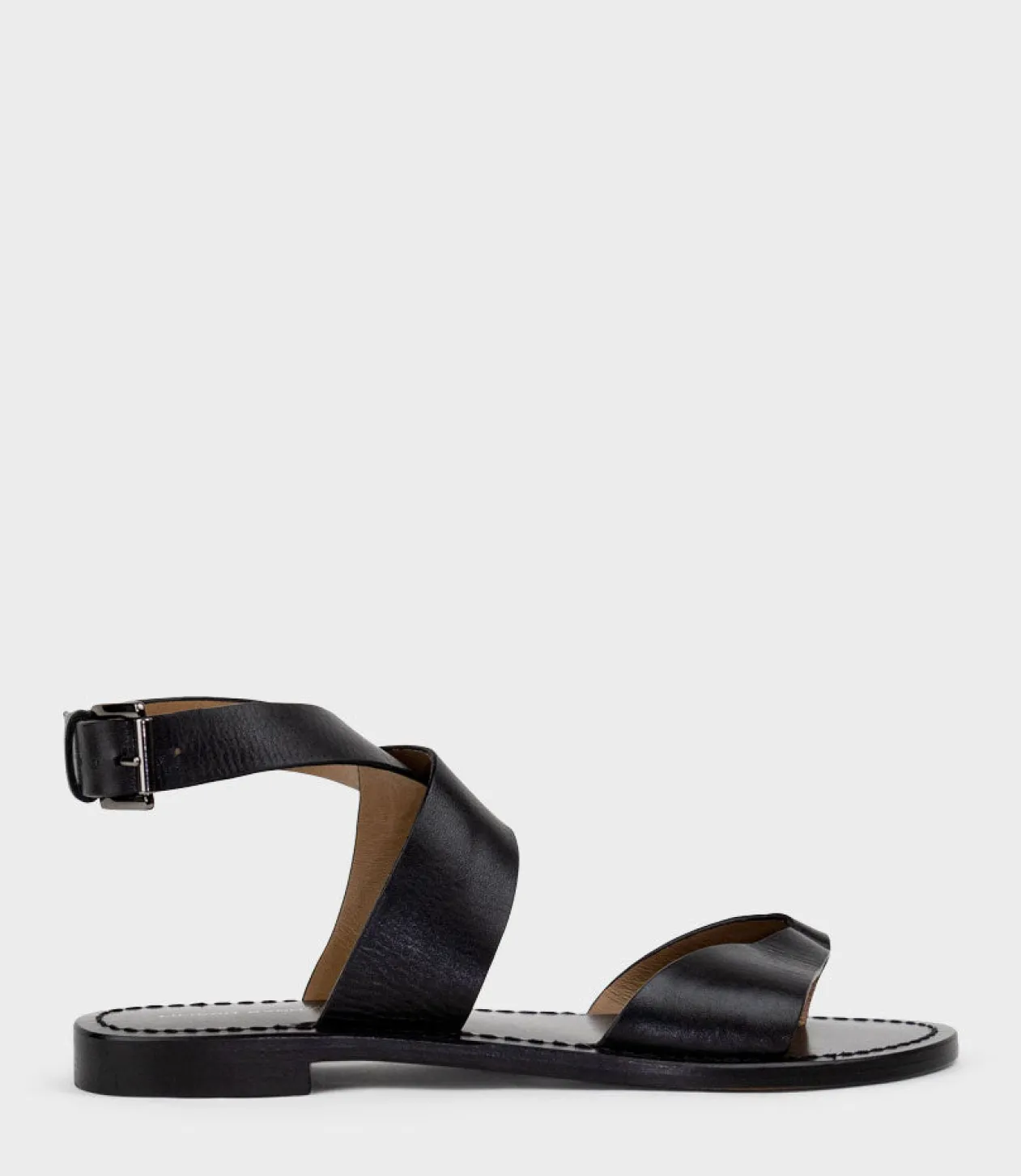 Solinda Ankle Wrap Sandal In Black