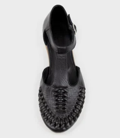 Swain Closed Toe Sandal In Black
