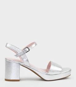 Sylas75 Platform Sandal In Silver