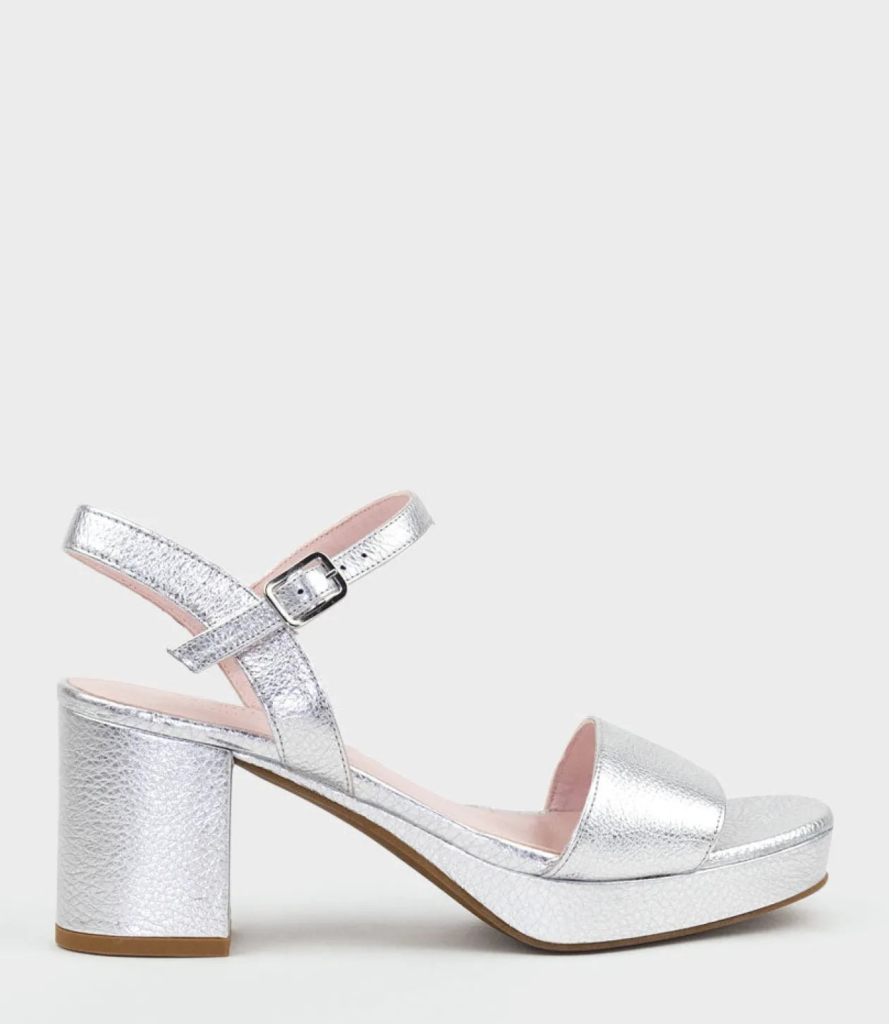 Sylas75 Platform Sandal In Silver