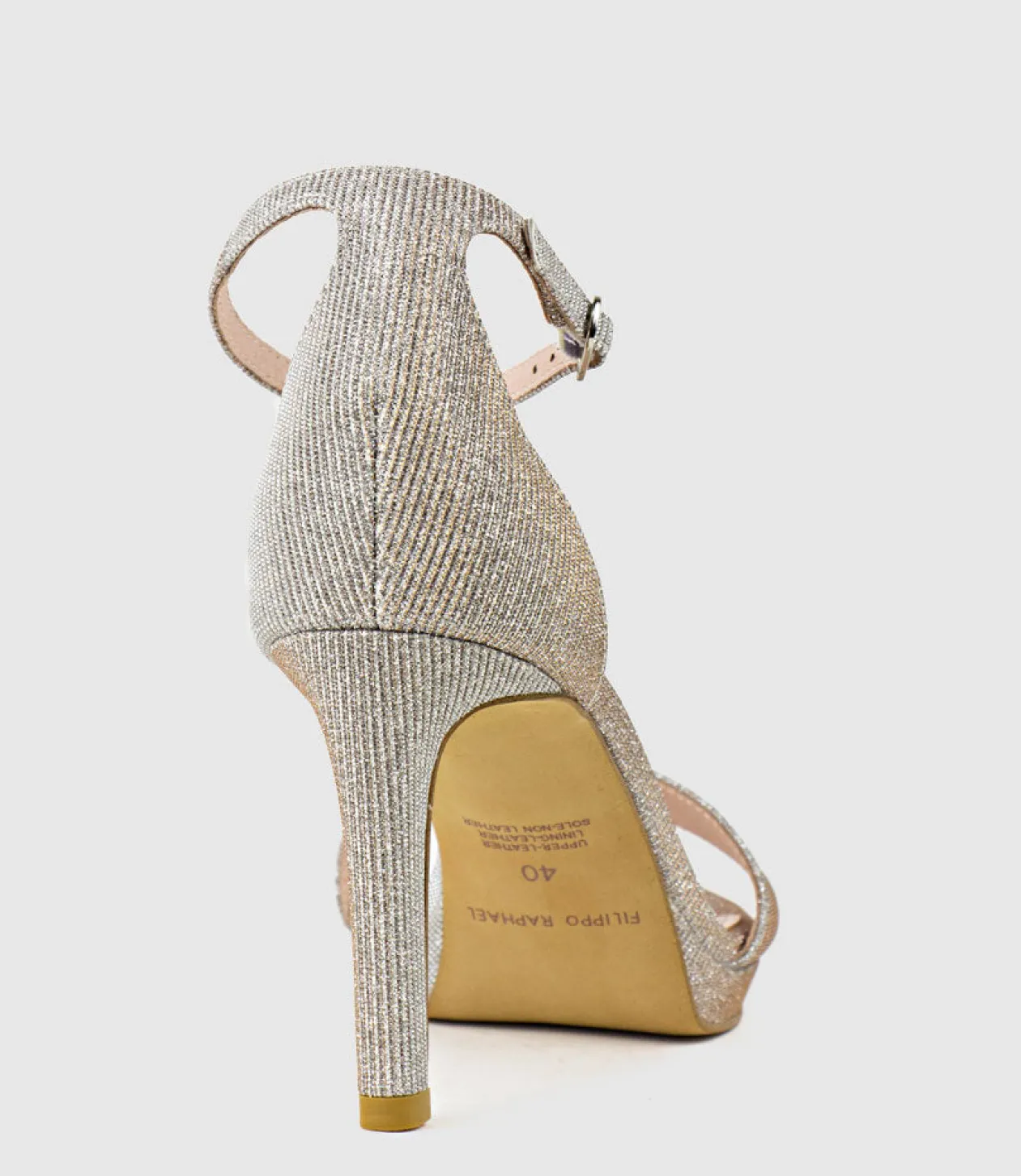 Sylvia90 Platform Sandal In Silver Ritz