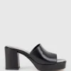 Tilla90 Platform Slide In Black