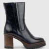 Ulara85 Lug Sole Ankle Boot In Black