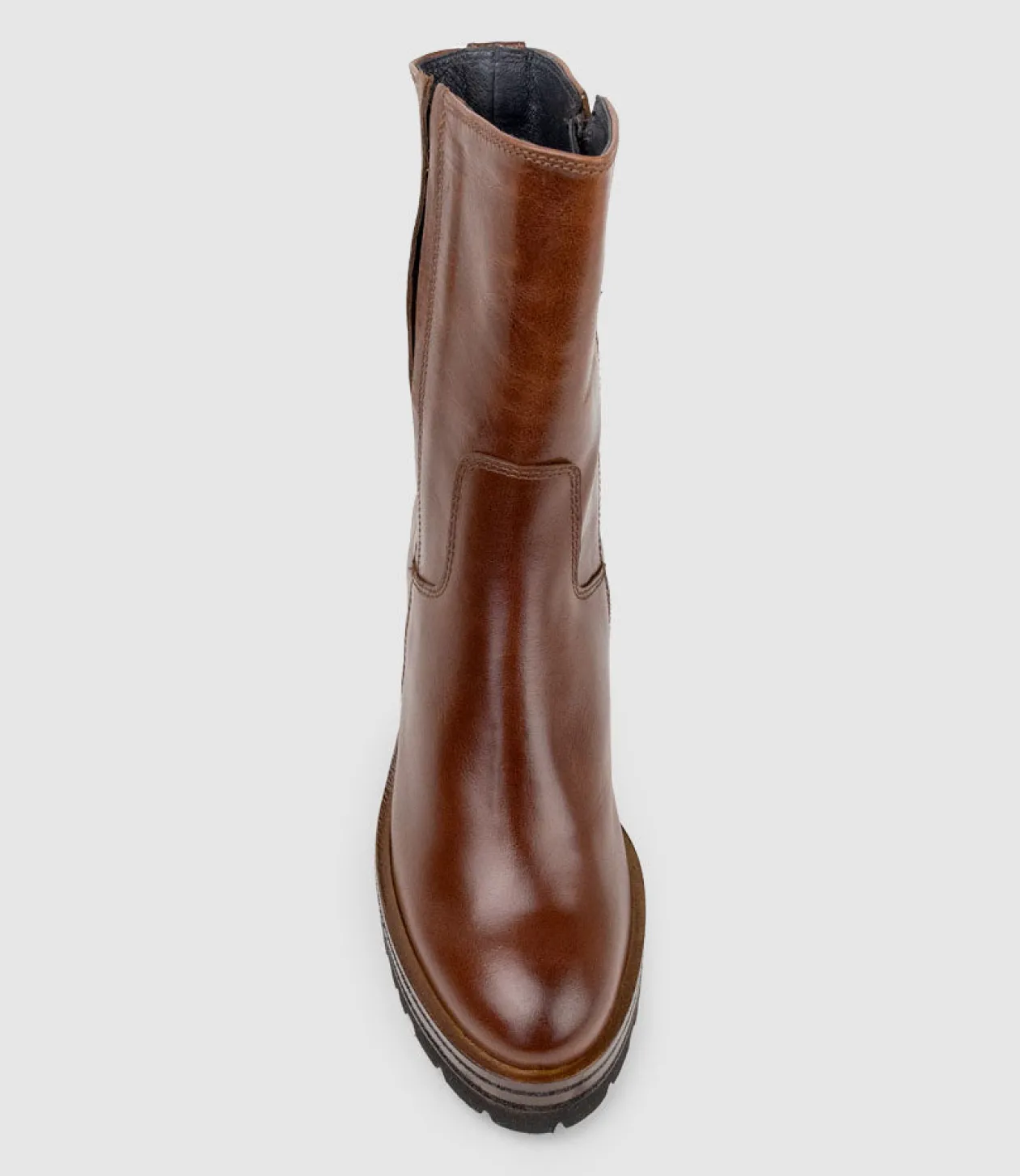 Ulara85 Lug Sole Ankle Boot In Tan