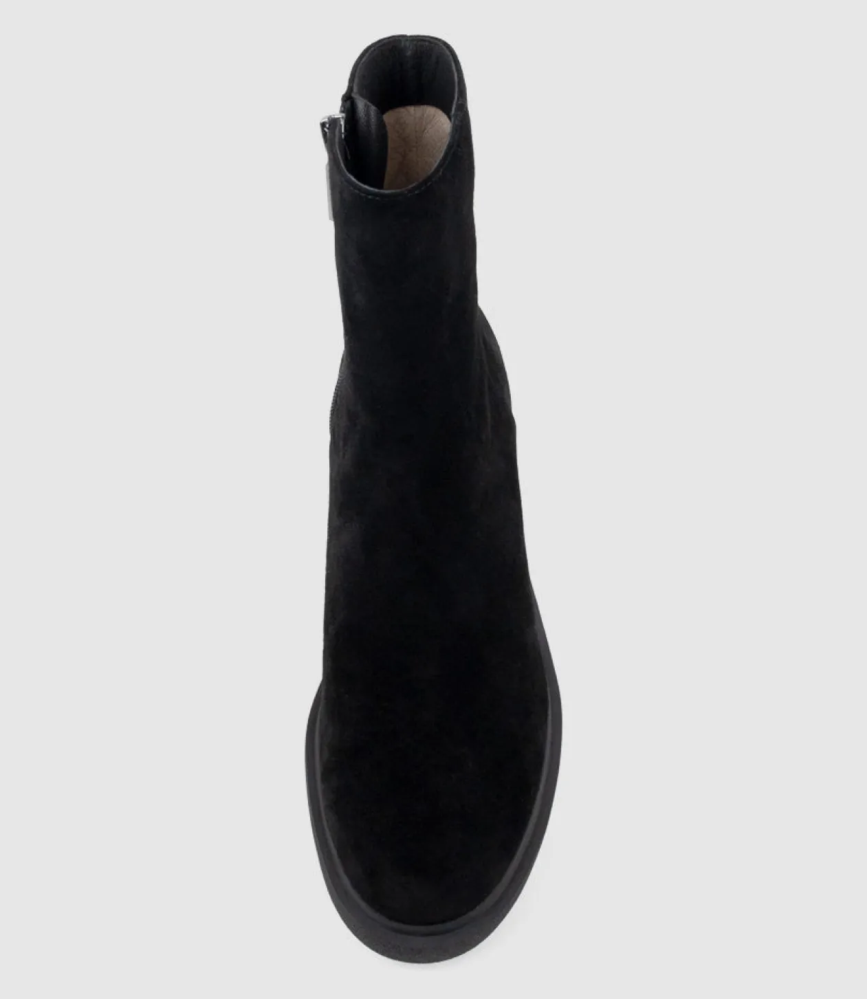 Ultra85 Ankle Boot On Unit In Black Suede