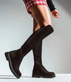 Vander Half And Half Otk Boot In Black Suede