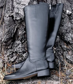 Vasper30 Knee High Boot In Black
