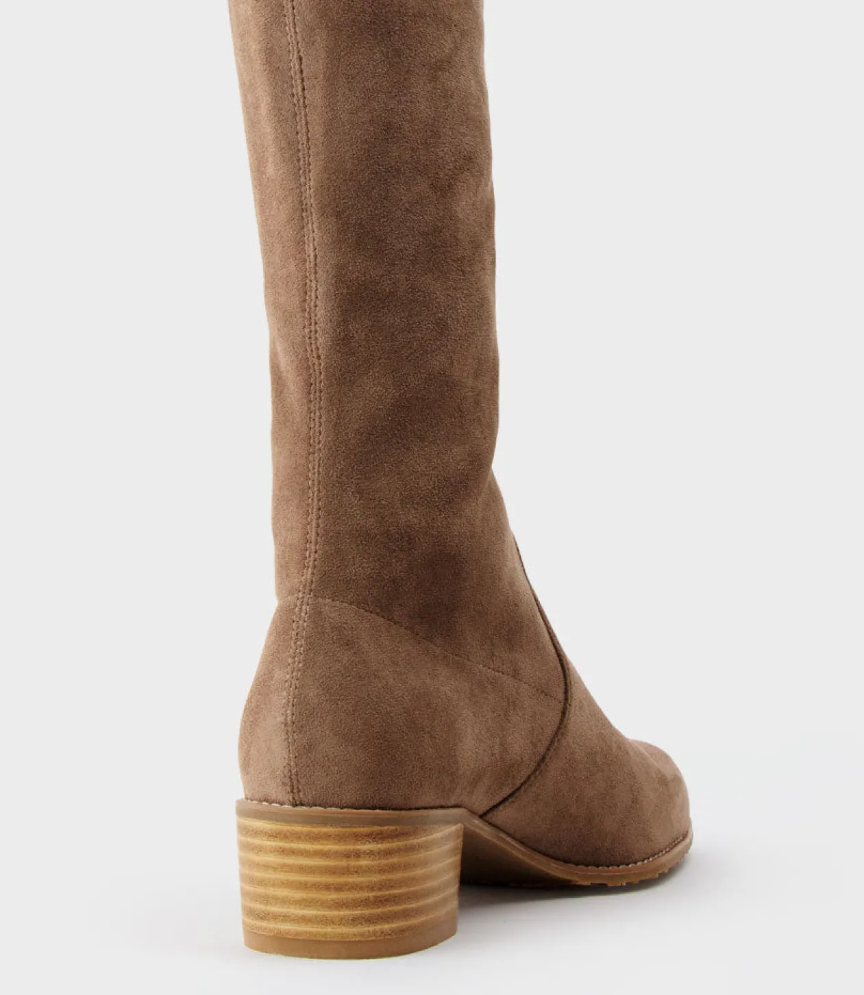 Verin Otk Stretch Boot In Taupe Suede