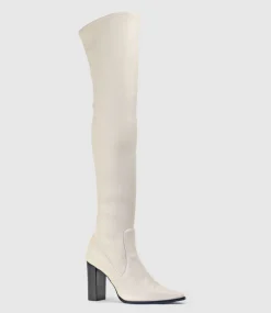 Verone95 Otk Stretch Boot In Offwhite