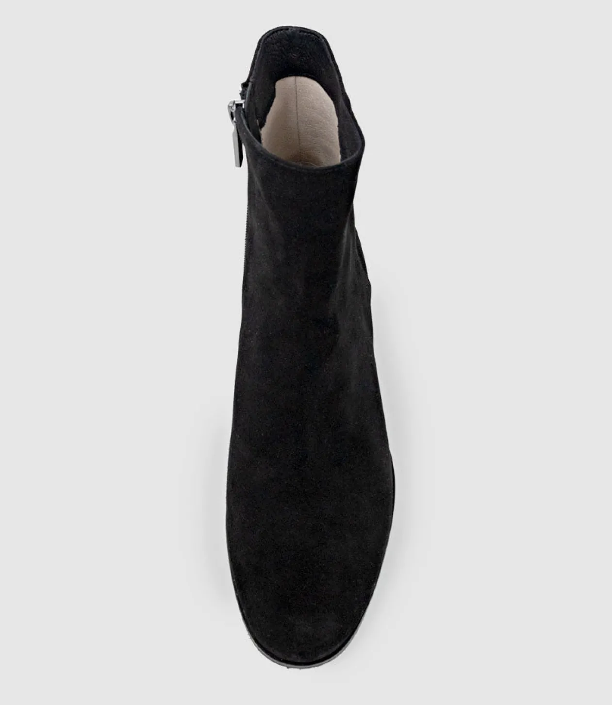 Weston40 Ankle Boot With Zip In Black Suede