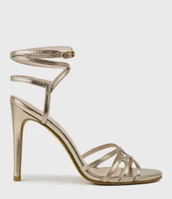 Whimsy100 Multi Strap Sandal In Rosegold
