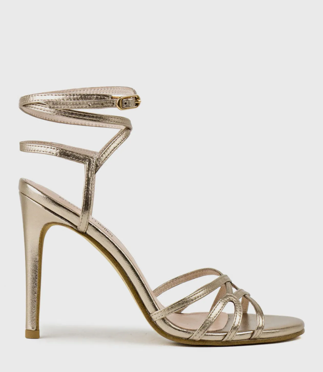 Whimsy100 Multi Strap Sandal In Rosegold