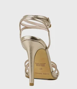 Whimsy100 Multi Strap Sandal In Rosegold