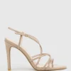Willa100 Strappy Sandal In Nude Patent