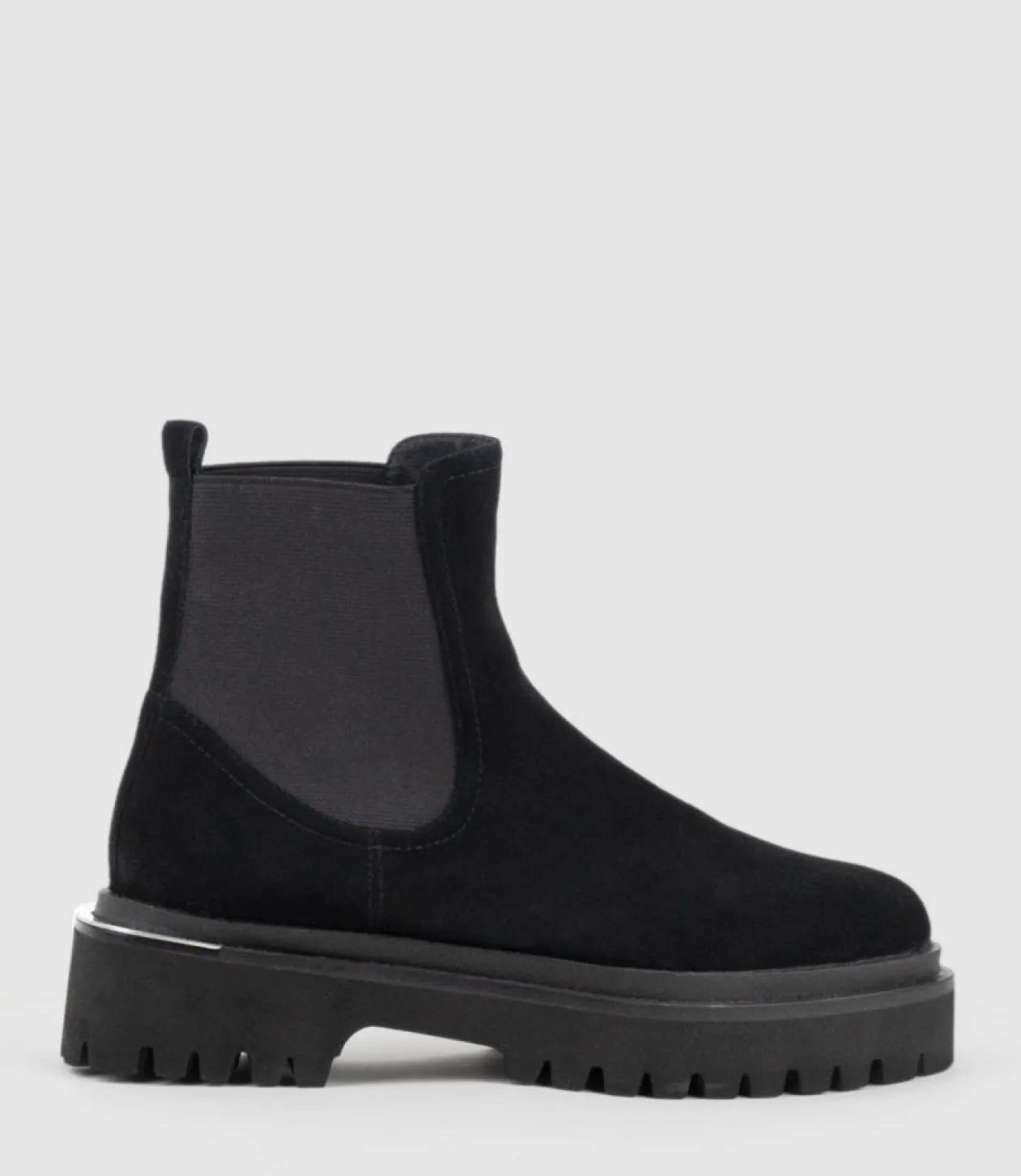 Wilmott Chukka Boot On Eva Sole In Black Suede