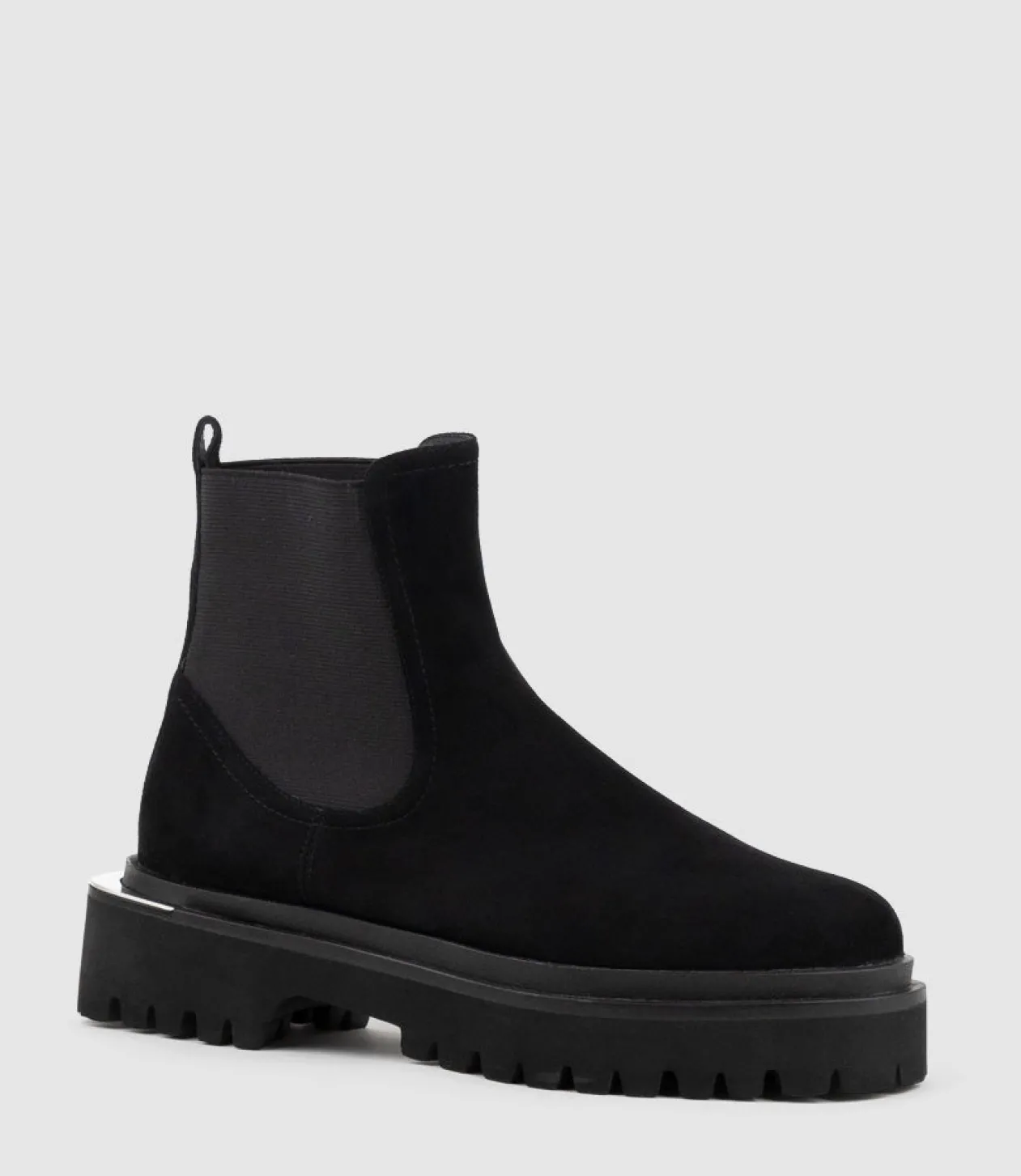 Wilmott Chukka Boot On Eva Sole In Black Suede
