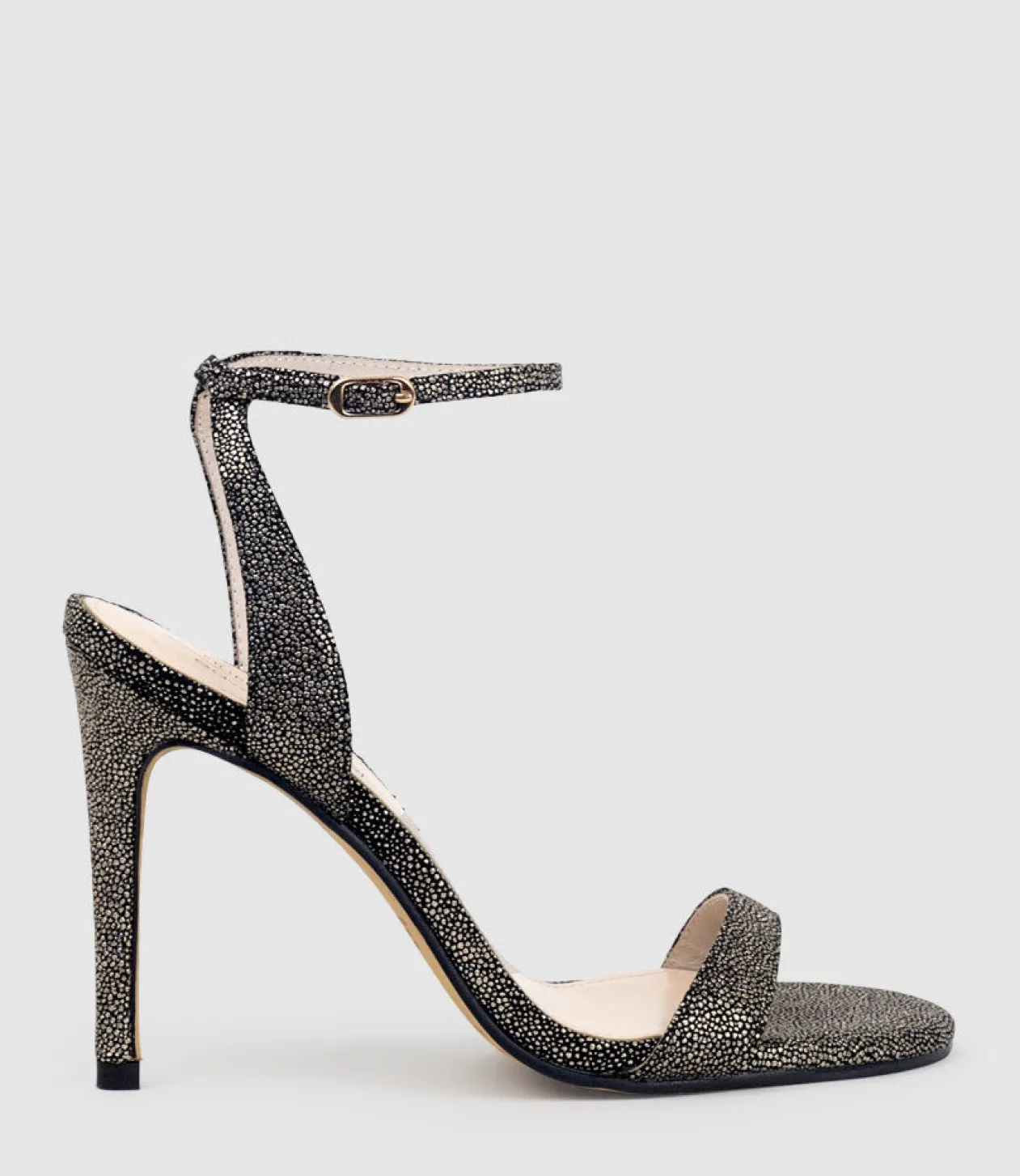 Wisp100 Single Strap Sandal In Gold Speckle