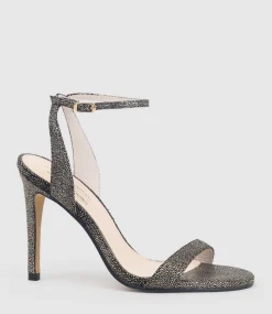 Wisp100 Single Strap Sandal In Gold Speckle