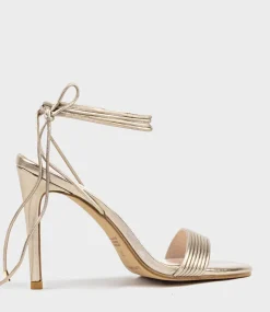 Wisteria100 Ankle Tie Sandal In Rosegold