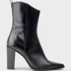 Xena Western Ankle Boot In Black