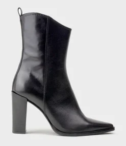 Xena Western Ankle Boot In Black