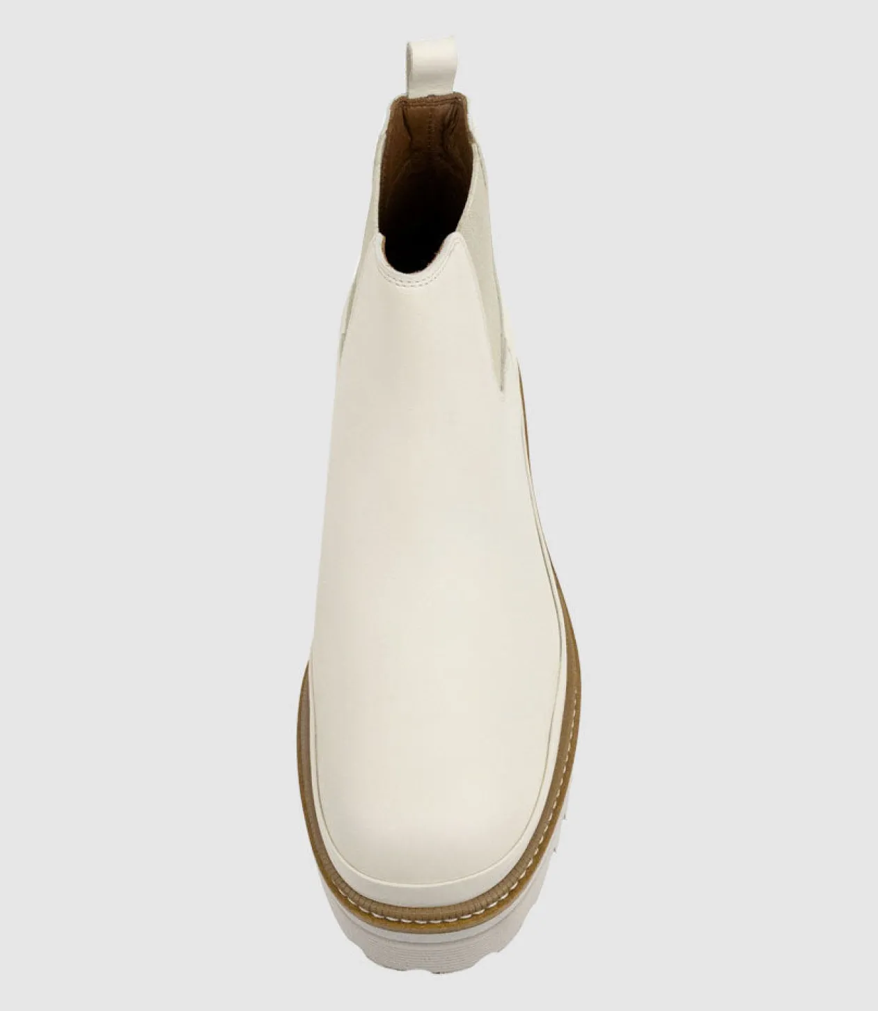 Yael Lug Sole Boot In Offwhite