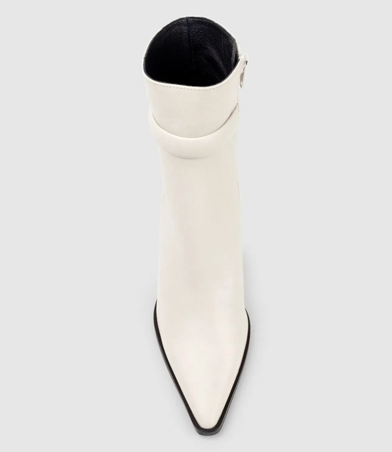 Zambia95 Pointed Ankle Boot In Offwhite