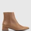 Zana35 Pointed Ankle Boot In Tan