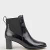 Zappa60 Block Heel Elastic Back Boot In Black
