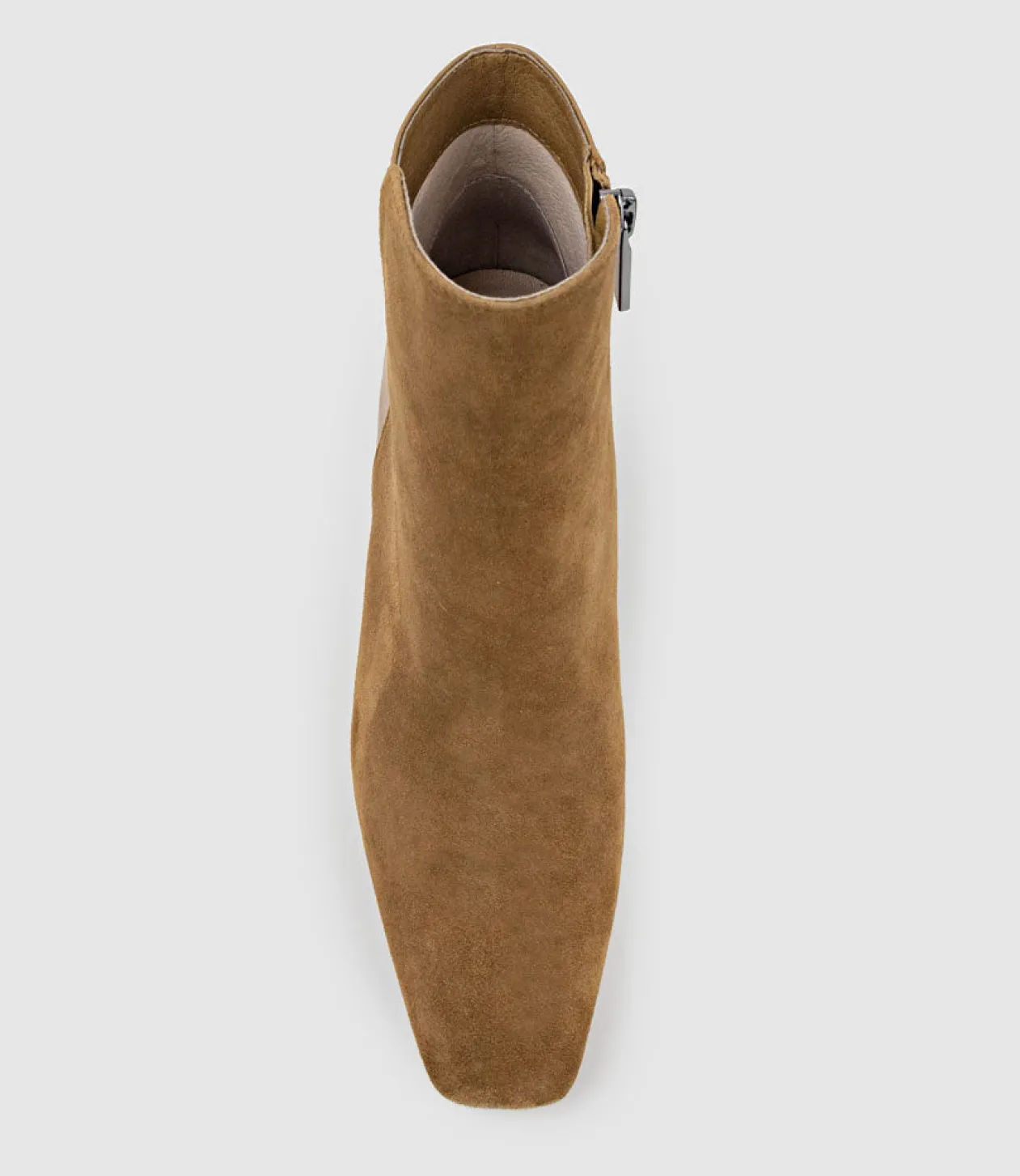 Zara85 Half And Half Ankle Boot In Tan