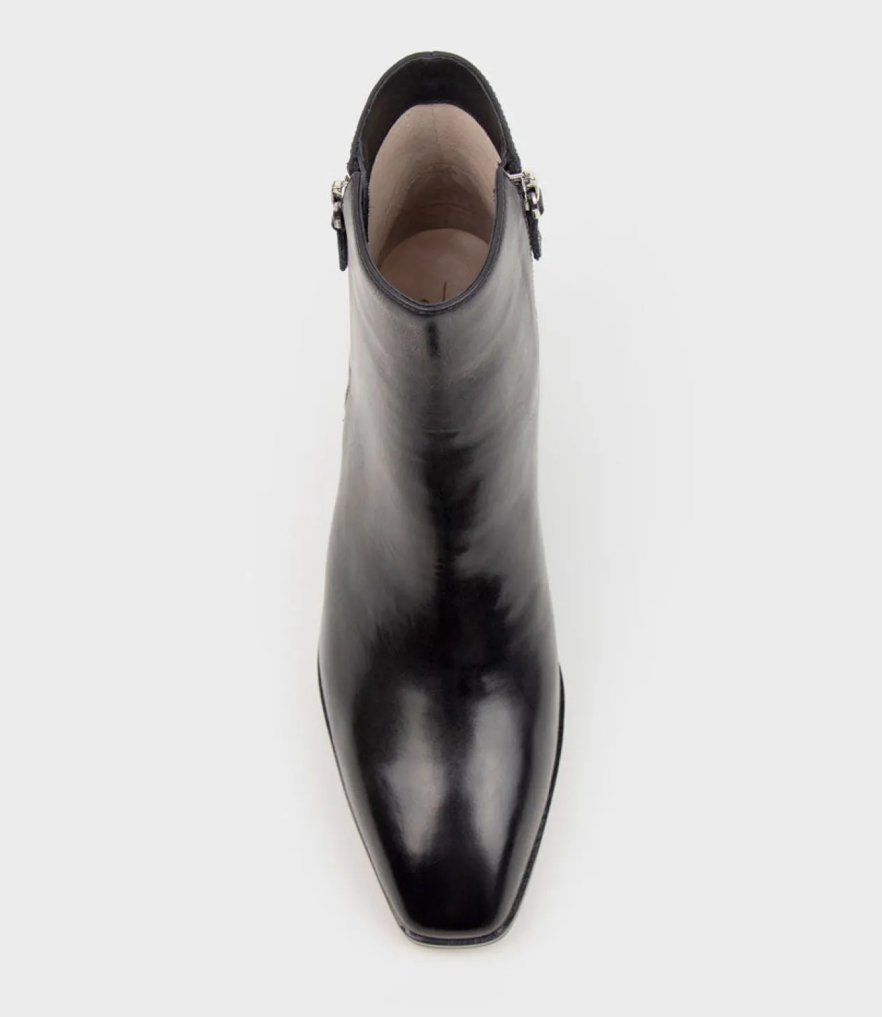 Zenos75 Twin Zip Ankle Boot In Black