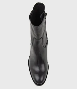 Zoli 75Mm Heel Ankle Boot In Black