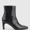 Zuno70 Square Toe Ankle Boot In Black Calf