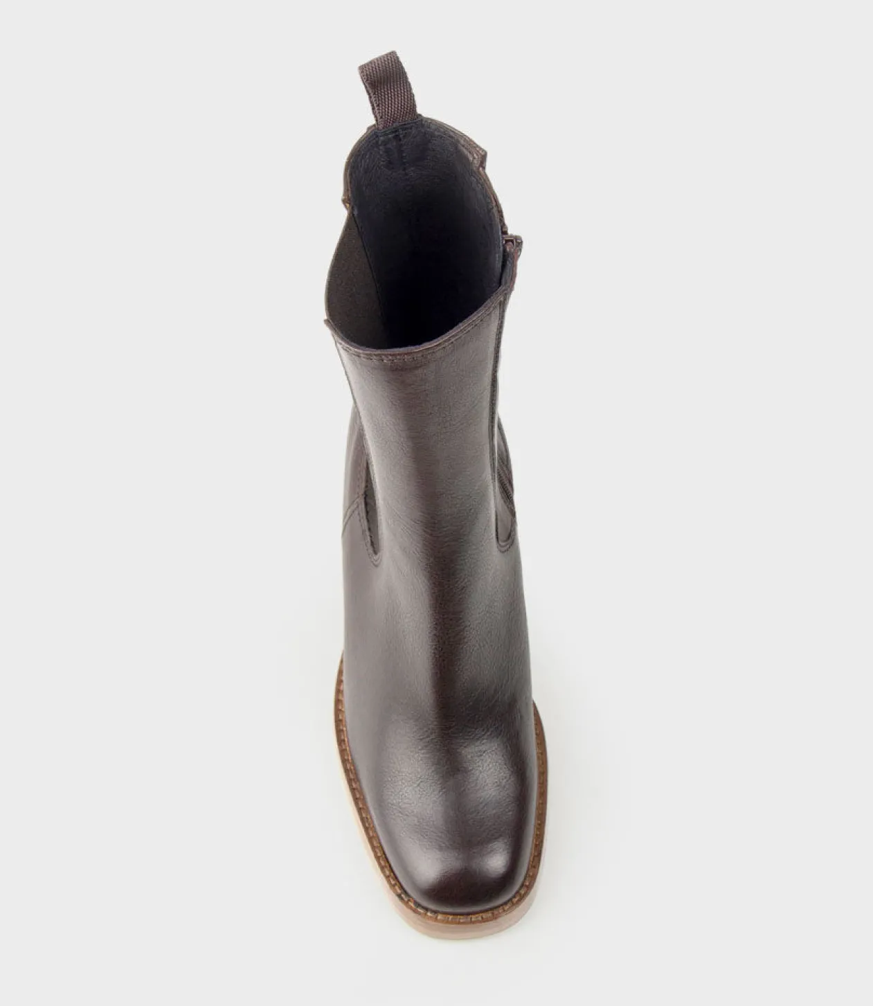 Zurra Block Heel Chukka Boot In Brown